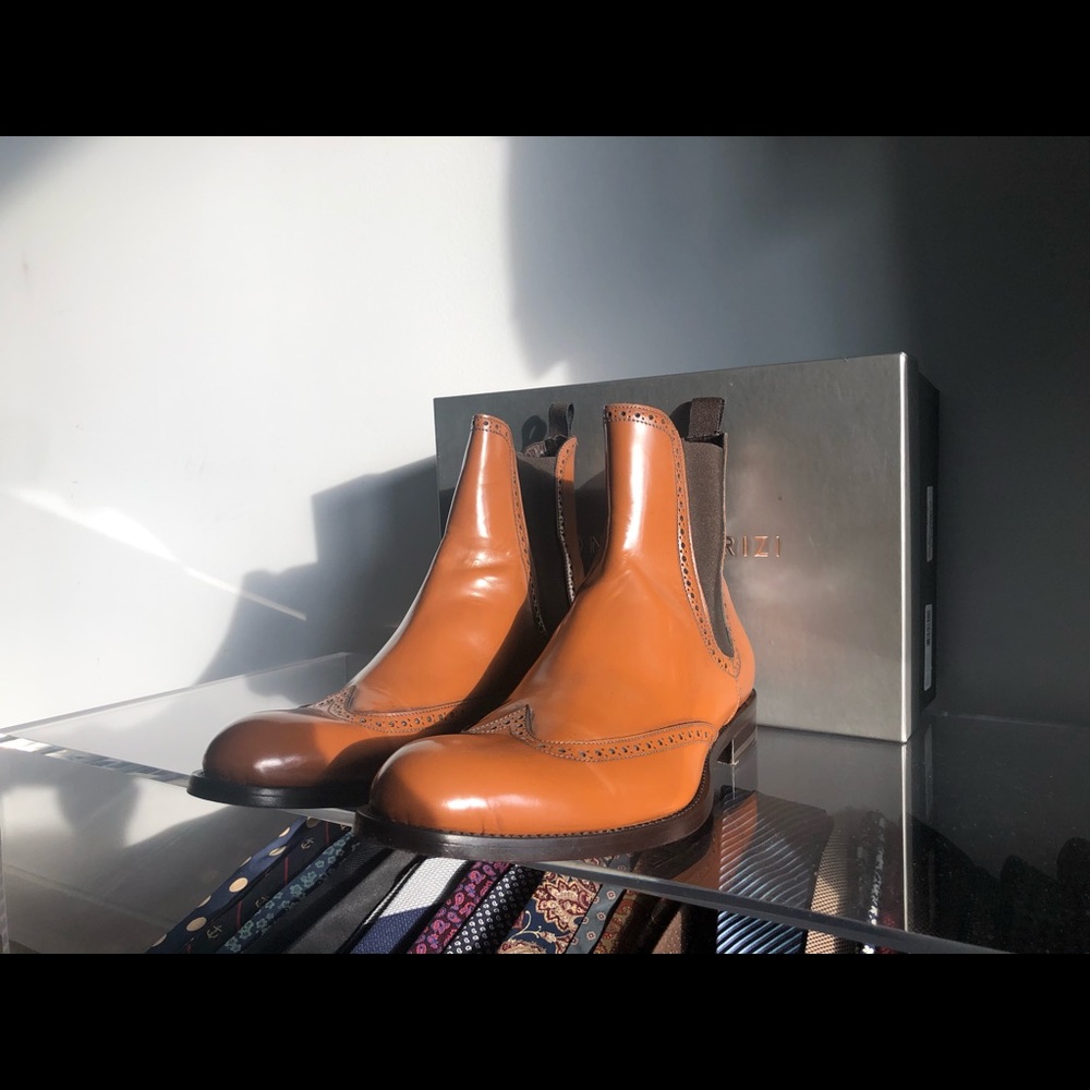 Antonio Maurizi Oblique Wingtip Boot 42